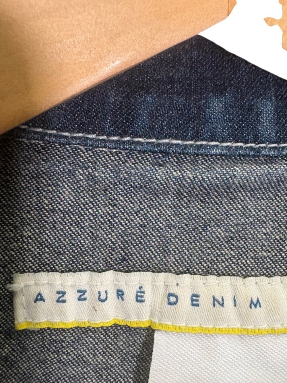 Vintage Y2k Azzure Denim Flare Leg Short Sleeve Jumpsuit Size Large - Picture 8 of 8